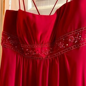Beautiful red gown worn only once